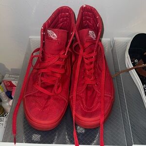 Men’s vans red